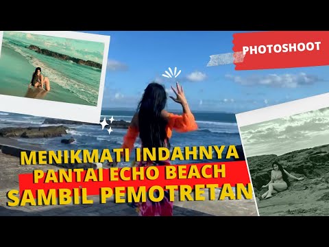 NEYSA STORY I NEYSA ALINIA BERANI PHOTO OUTDOOR DITENGAH TERIK PANTAI ECHO BEACH