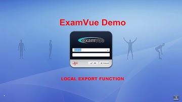 Export Function on ExamVue DR