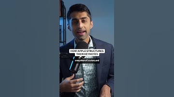 How Apple structures their keynote to keep people engaged