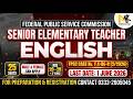 FPSC Senior Elementary Teacher English Jobs 2026 Announced| 25 Seats|Apply Before 1 June| Imp. Notes