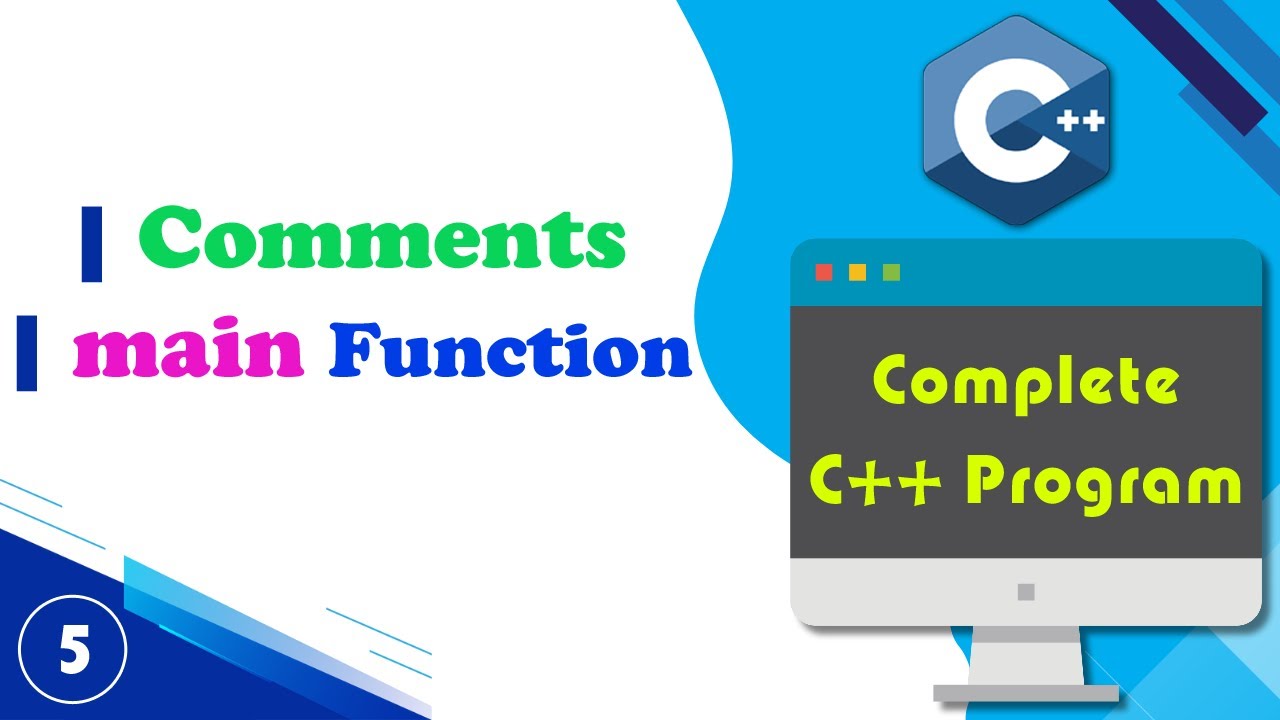 C++ Course | Main Function & Comments #3.5 - YouTube