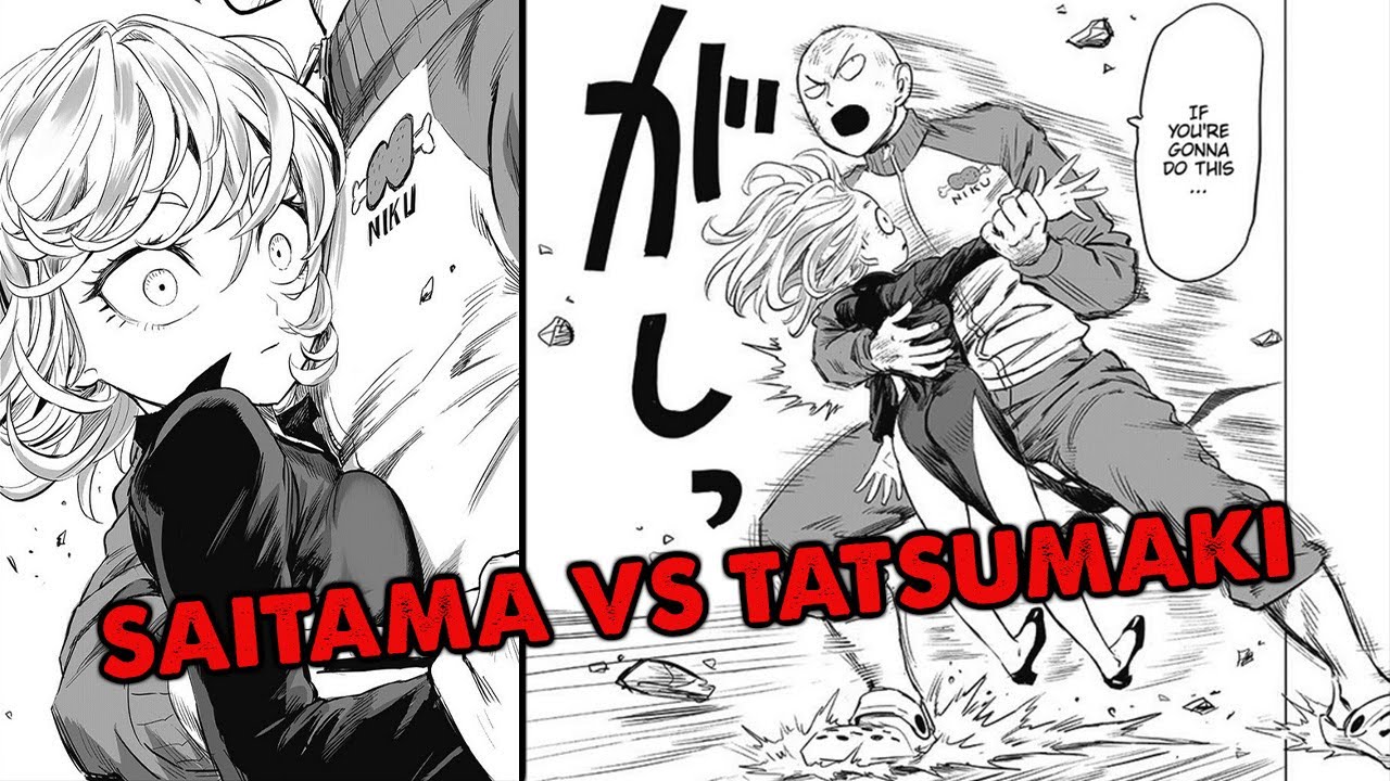 Saitama vs tatsumaki manga