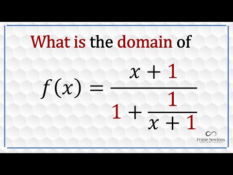 DOMAIN OF A