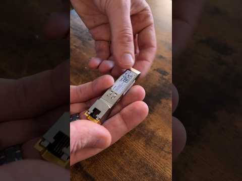 Testing 10GBase RJ45 SFP+ adapter by TP-Link
