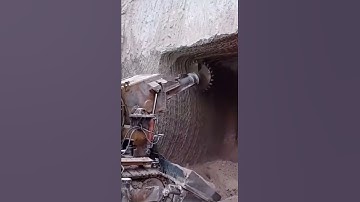 smart tool for tunnel excavation ##tools #art #work #shorts #excavator