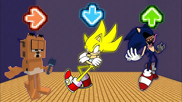 FNF Character Test | Gameplay VS Playground | garfield | fleetway sonic | sonic.exe | sonic