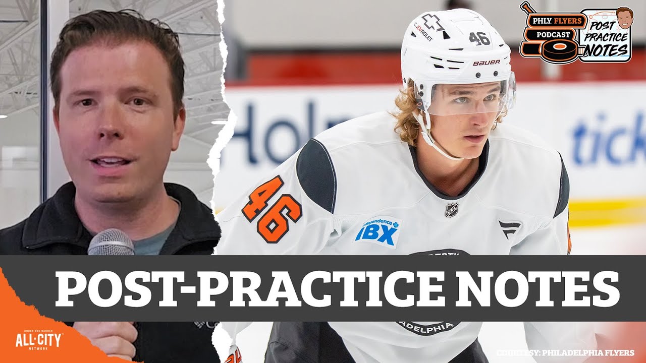 Trevor Zegras & Matvei Michkov HIT ICE, Sean Couturier Comments on Tocchet & Tortorella Differences