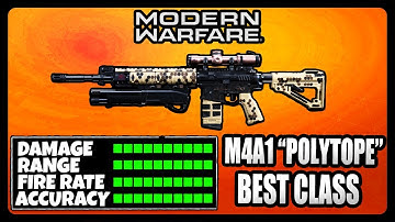 NEW OVERPOWERED M4A1 "POLYTOPE" CLASS SETUP IN MODERN WARFARE! BEST M4A1 CLASS SETUP!