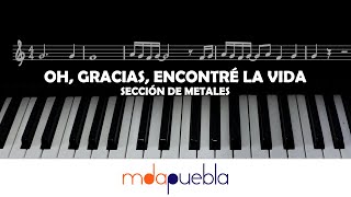 Oh, gracias - Marcos witt | Sección de METALES en teclado | mda puebla