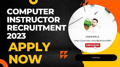 कंप्यूटर प्रशिक्षक भर्ती 2023 ||ਕੰਪਿਊਟਰ ਇੰਸਟ੍ਰਕਟਰ ਭਰਤੀ 2023 ||Computer instructor Recruitment 2023||