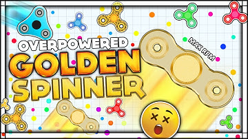 ⭐ OVERPOWERED GOLDEN FIDGET SPINNER | NUMBER ONE PLAYER -- FidgetSpinner.io | Spinz.io Game
