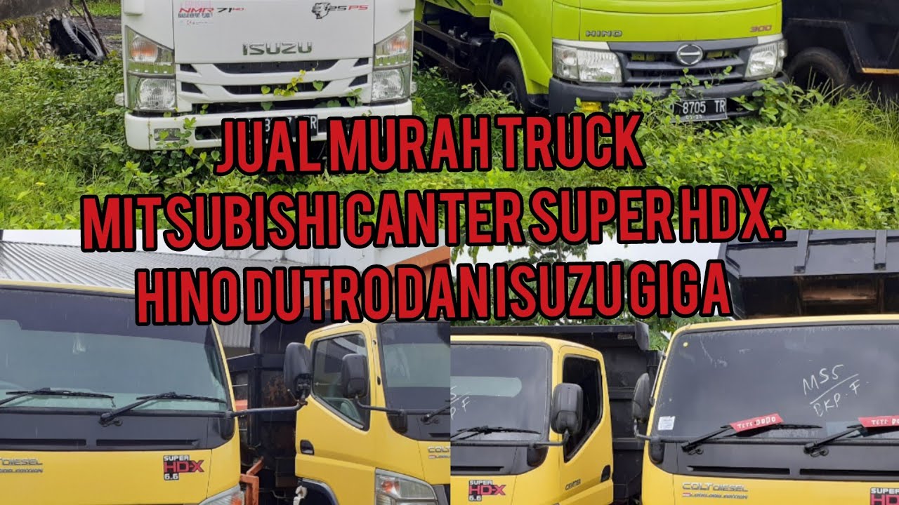 Jual murah saja truk  mitsubishi canter  hdx  2021 hino 