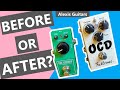 Pedal Stacking: Tube Screamer before or after OCD? In depth sound test