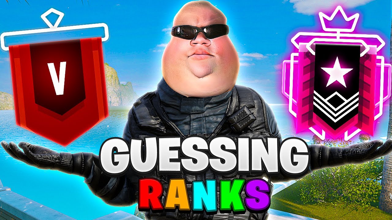 Wierd R6 Ranks Guessing Your Rank in Rainbow Six Siege - YouTube