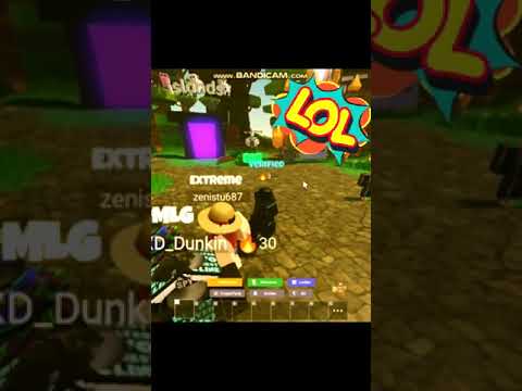 knocking down players for no reason in bedwars