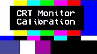 Test Pattern for CRT Monitor Calibration 4:3 HD - optimize your gaming experience