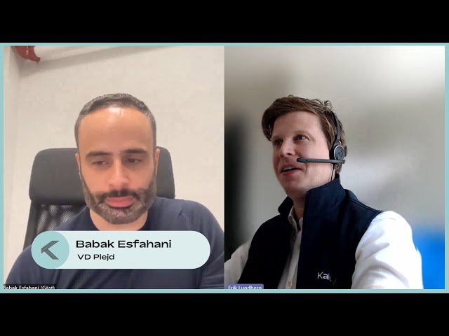 Plejd: VD-intervju med Babak Esfahani angående ny produktkategori