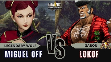 FF:CotW 🐺 MIGUEL OFF (Chun-Li) vs LOKOF (Marco Rodrigues)⭐Replay Match - FATAL FURY: CotW - 11/25