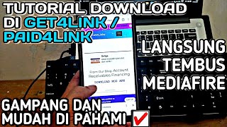 TUTORIAL DOWNLOAD ON THE MOST COMFORTABLE SHORLINKS - GET4LINK OR PAID4LINK LATEST