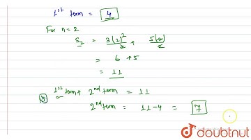 "In an A.P., the sum of first `n` terms is `(3n^2)/2+(5n)/2dot` Find its 25th term."