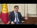 Кыргыз Республикасынын Президенти Садыр Жапаровдун маеги