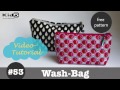 FREEBOOK Wachstuchtasche / Kulturbeutel selber nähen - DIY-Näh-Tutorial