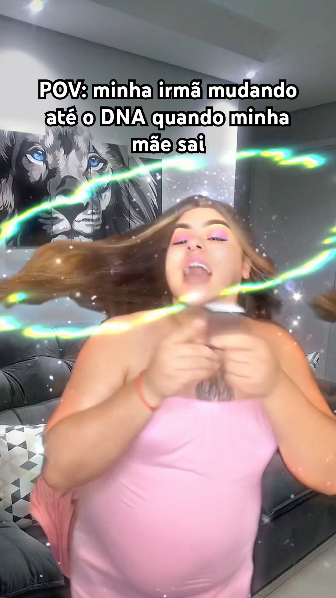 MINHA IRMÃ MUDANDO ATÉ O DNA QUANDO MINHA MÃE NAO ESTÁ POR PERTO