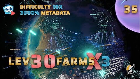 MAX DIFFICULTY With 3❌ Level 30 FARM | HARDOCRE | #35 | Dyson Sphere Program Dark Fog | Let