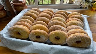 CÓMO HACER ROSQUITAS\/DONAS DE FORMA FÁCIL Y MUY ESPONJOSAS