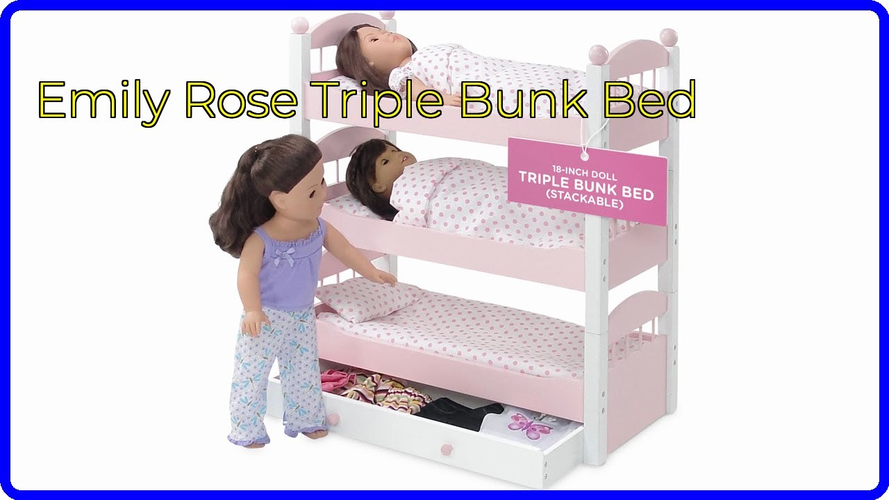 REVIEW (2026): Emily Rose Triple Bunk Bed. ESSENTIAL details.