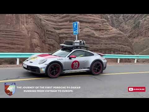 Porsche 911 Dakar on the pass 