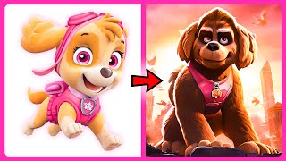 🦍 PAW PATROL as GORILLA 🦴 All Characters