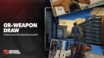 [INGAME] Fivem Custom Weapon Draw (Holster Weapon) Script (7Diffirent Draw Animaton) - 0R-Weapondraw