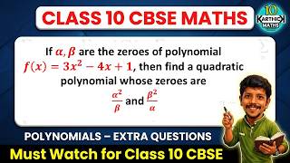 If 𝜶,𝜷 are the zeroes of polynomial 𝒇(𝒙)=𝟑𝒙^𝟐−𝟒𝒙+𝟏, then whose zeroes are 𝜶^𝟐/𝜷 and 𝜷^𝟐/𝜶. class 10