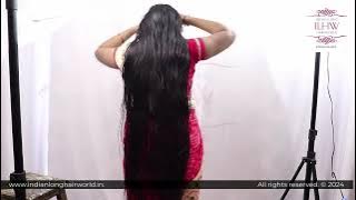 Rapunzel in Red: Knot Bun for Super Long, Oiled Hair | A Touch of Heritage: DIY Knot Bun Hairstyle