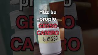 Gesso Casero Económico 🤑 #arte #pinturaoleo #gesso #gessocasero