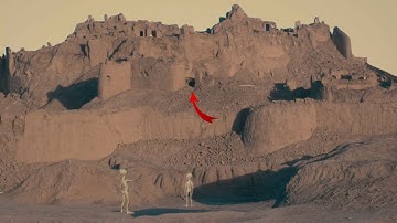 Mars Perseverance Rover Capture an ancient built structure Village on the surface of Mars.