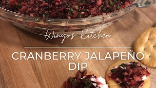 Cranberry Jalapeno Dip Recipe