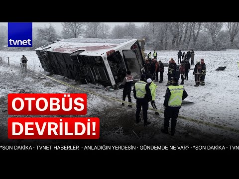 Kastamonu - Taşköprü karayolunda otobüs kazası!
