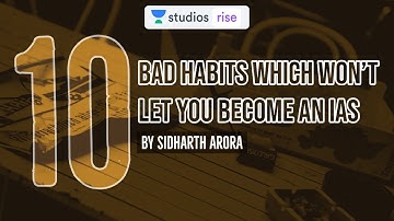10 Bad Habits Which Won