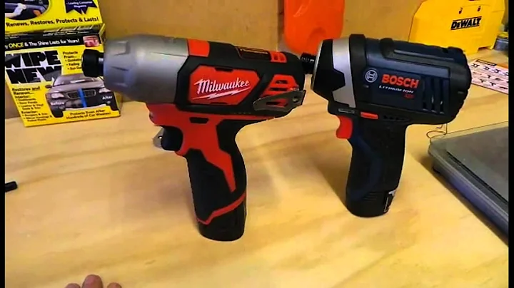 Milwaukee 12v vs.Bosch 12V Impact Driver Lug Nut Challenge