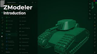 ZBrush for iPad - ZModeler Introduction