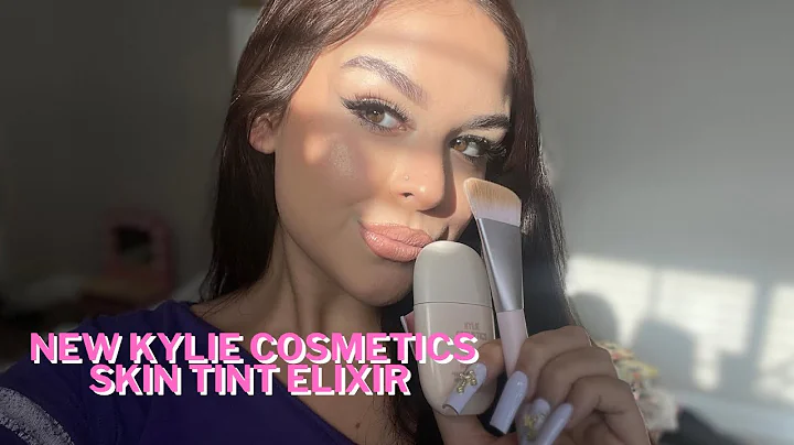 Kylie Cosmetics Skin Tint Elixir and new brush review and wear test