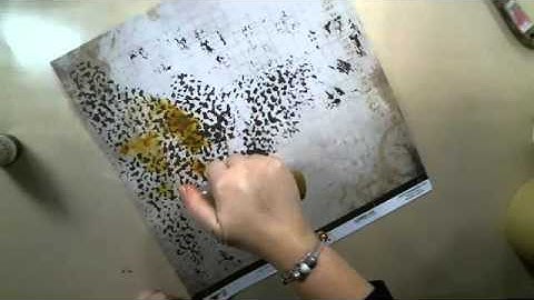 Mixed Media Layout with 7 Dots Studios and Pentart by Keren Tamir