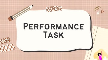 FREE - #3 Performance Task Aesthetic Template | School Minimalist Template