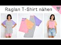 Raglan T-Shirt nähen mit Schnittmuster / DIY MODE