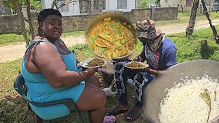 Curry fish head and white rice @LifewithMitchMel @XlifeJourney-Outdoors 