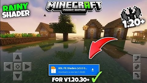 NEW RTX ULTRA SHADERS MCPE 1.20+ | Minecraft shaders 1.20.30 [ Working 100% ]