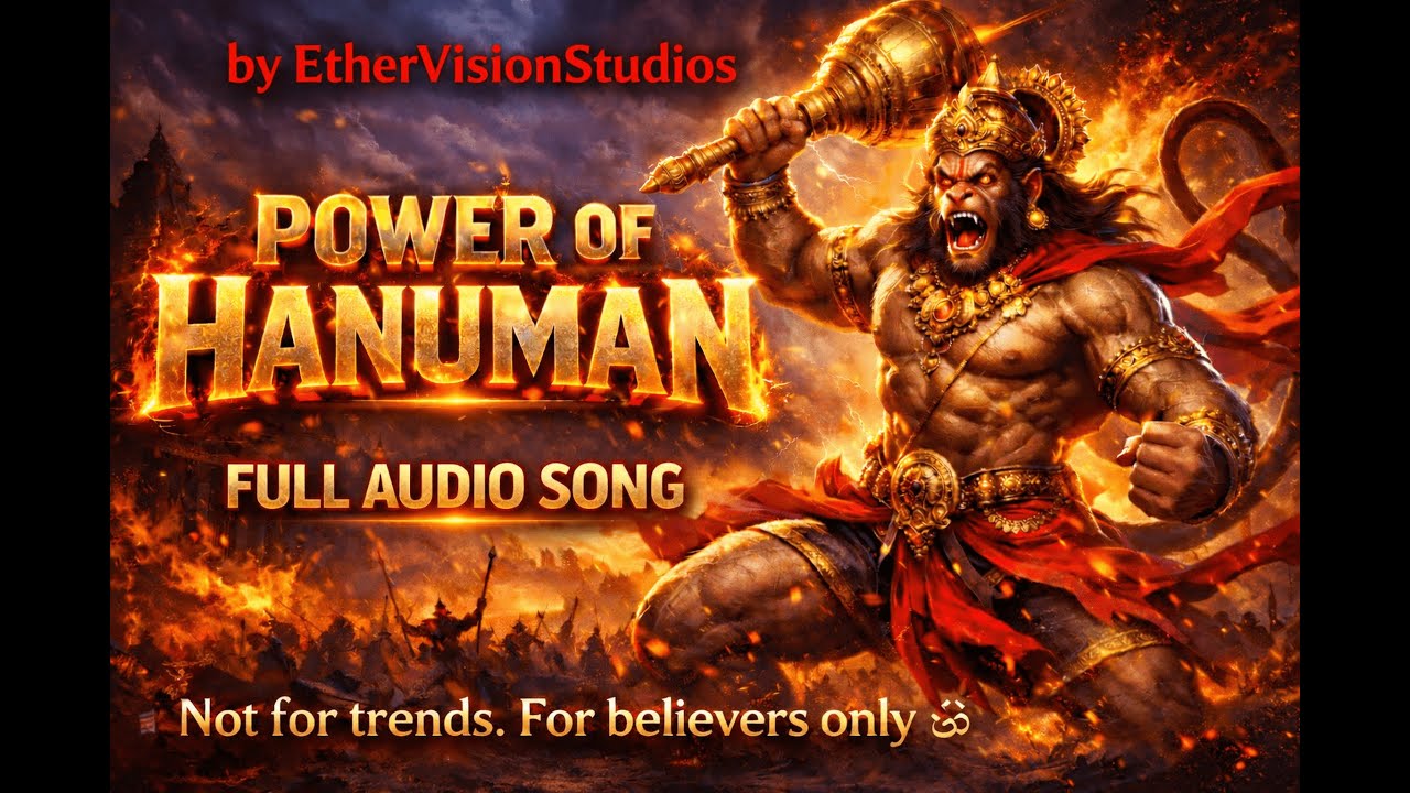 POWER OF HANUMAN 🔱 FULL AUDIO SONG | Unstoppable Energy | EtherVisionStudios