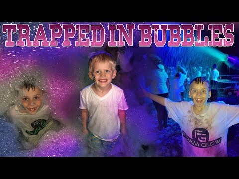 COVERED IN GLOWING BUBBLES!! Foam Glow Hawaii